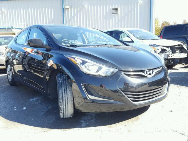 KMHDH4AE1GU607423 - 2016 HYUNDAI ELANTRA SE BLACK photo 1