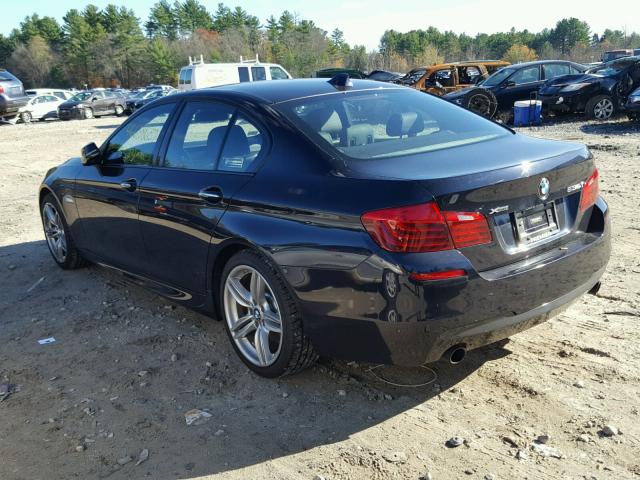 WBA5B3C59ED538220 - 2014 BMW 535 XI BLUE photo 3