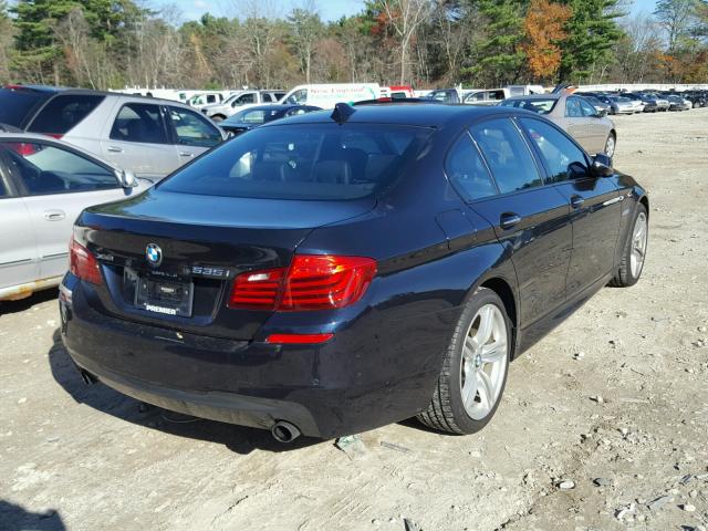 WBA5B3C59ED538220 - 2014 BMW 535 XI BLUE photo 4