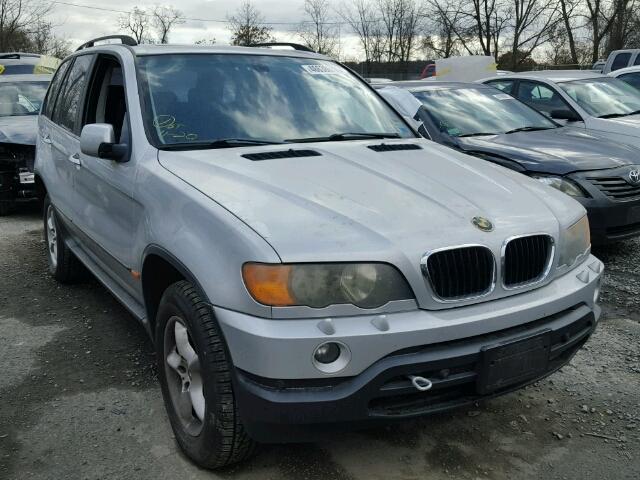 5UXFA53533LV78302 - 2003 BMW X5 3.0I SILVER photo 1