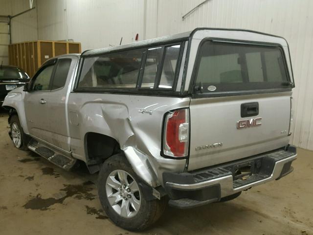 1GTH6BE3XF1226095 - 2015 GMC CANYON SLE SILVER photo 3