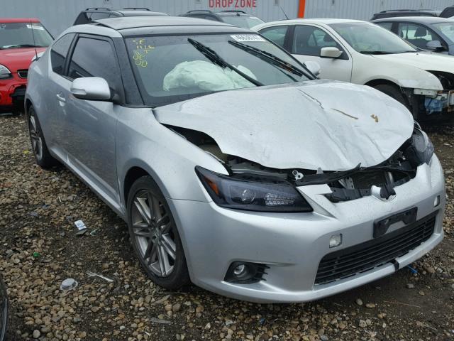 JTKJF5C75B3014222 - 2011 TOYOTA SCION TC SILVER photo 1