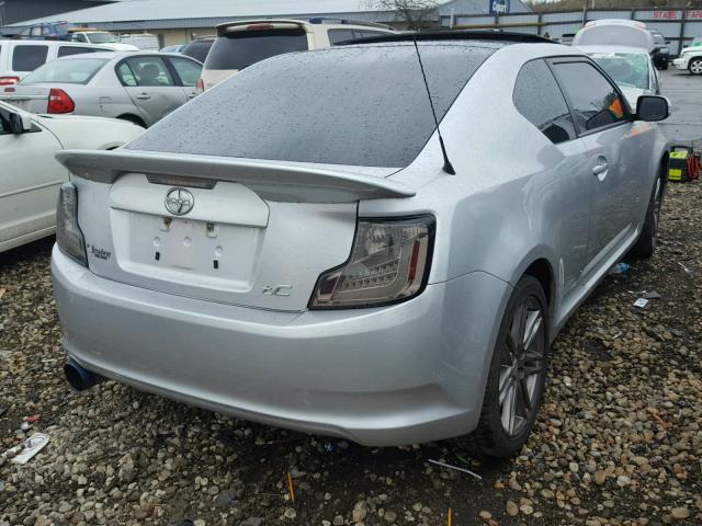 JTKJF5C75B3014222 - 2011 TOYOTA SCION TC 银色 照片 4