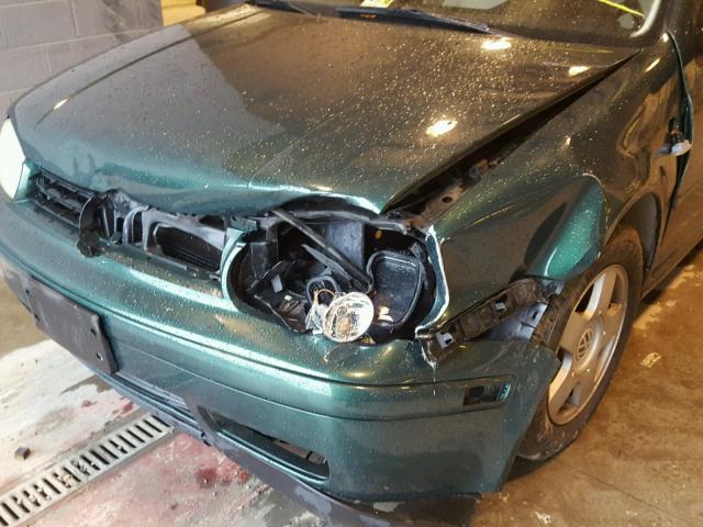 WVWGA21J7YW313120 - 2000 VOLKSWAGEN GOLF GLS GREEN photo 9