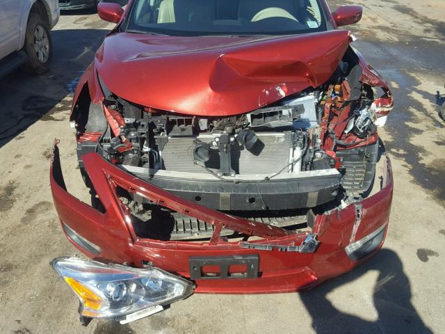 1N4AL3AP0FC160367 - 2015 NISSAN ALTIMA 2.5 RED photo 9