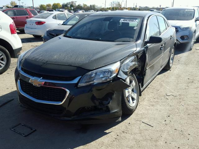 1G11B5SLXEF293339 - 2014 CHEVROLET MALIBU LS BLACK photo 2