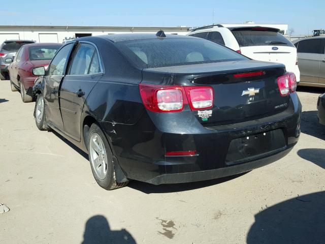 1G11B5SLXEF293339 - 2014 CHEVROLET MALIBU LS BLACK photo 3