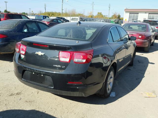 1G11B5SLXEF293339 - 2014 CHEVROLET MALIBU LS BLACK photo 4