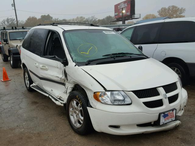 1D4GP45R94B512510 - 2004 DODGE CARAVAN SX WHITE photo 1