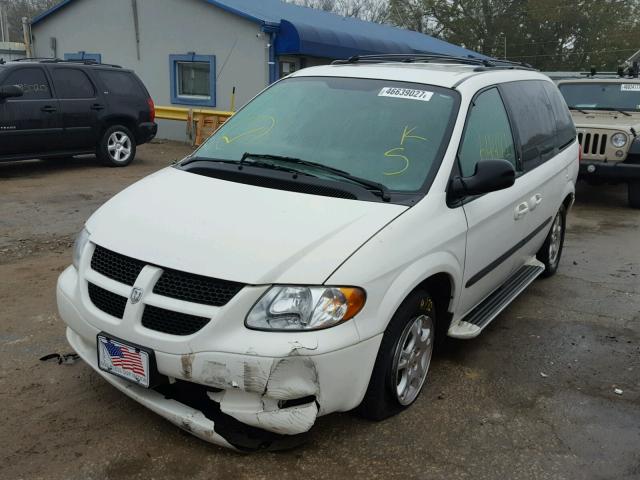 1D4GP45R94B512510 - 2004 DODGE CARAVAN SX WHITE photo 2