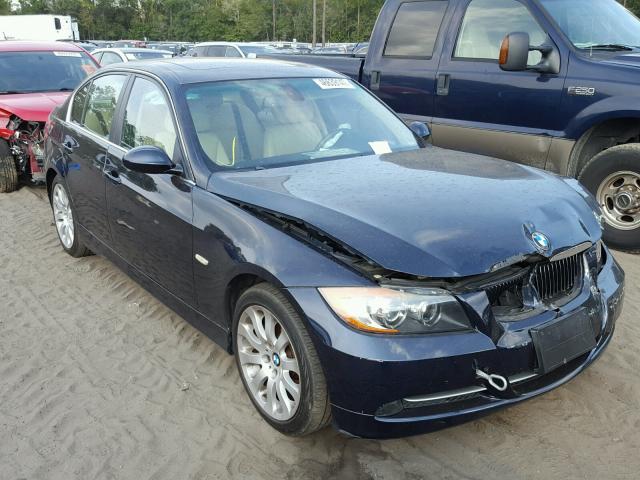 WBAVB73598VH24056 - 2008 BMW 335 I BLUE photo 1