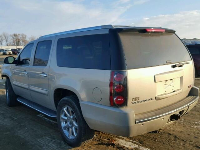 1GKFK66867J313213 - 2007 GMC YUKON XL D TAN photo 3