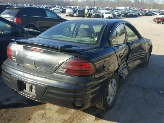 1G2NE52T5XC512314 - 1999 PONTIAC GRAND AM S BLACK photo 4