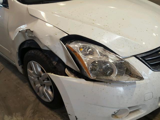 1N4AL2AP8CC242224 - 2012 NISSAN ALTIMA BAS WHITE photo 9