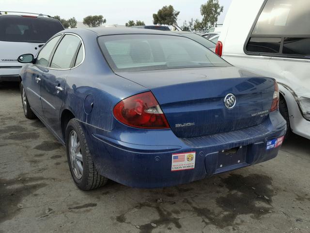 2G4WD562351257987 - 2005 BUICK LACROSSE C BLUE photo 3