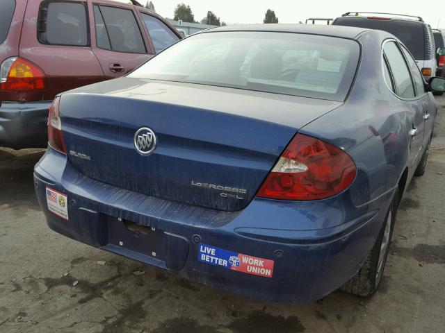 2G4WD562351257987 - 2005 BUICK LACROSSE C BLUE photo 4