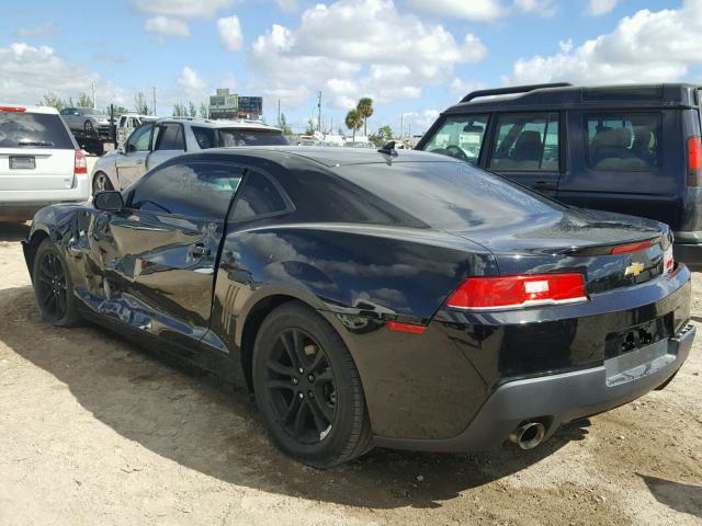 2G1FA1E37F9102872 - 2015 CHEVROLET CAMARO BLACK photo 3