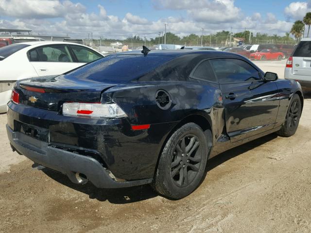 2G1FA1E37F9102872 - 2015 CHEVROLET CAMARO BLACK photo 4