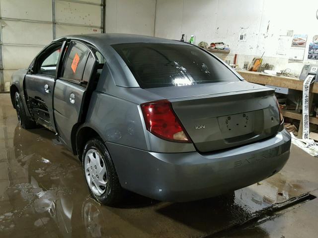 1G8AJ52F04Z136222 - 2004 SATURN ION LEVEL GRAY photo 3