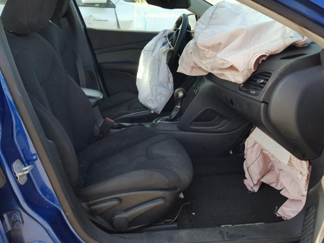 1C3CDFAA2DD292703 - 2013 DODGE DART SE BLUE photo 5