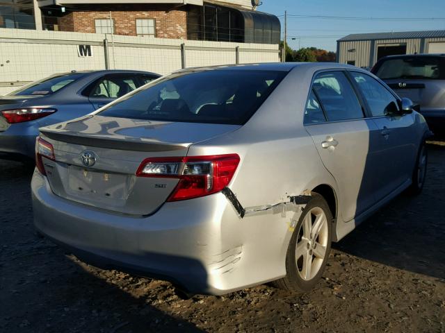 4T1BF1FK7EU396588 - 2014 TOYOTA CAMRY L SILVER photo 4