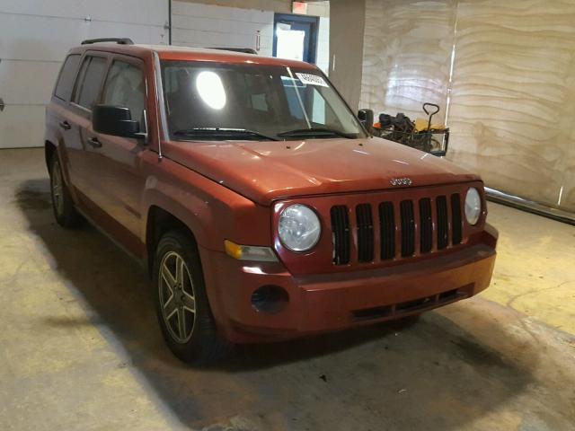 1J8FF28W68D759116 - 2008 JEEP PATRIOT SP MAROON photo 1