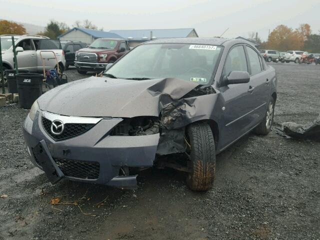 JM1BK12G771652721 - 2007 MAZDA 3 I BLUE photo 2