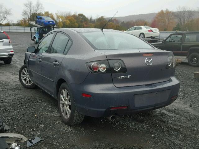 JM1BK12G771652721 - 2007 MAZDA 3 I BLUE photo 3