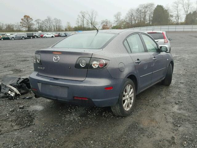 JM1BK12G771652721 - 2007 MAZDA 3 I BLUE photo 4