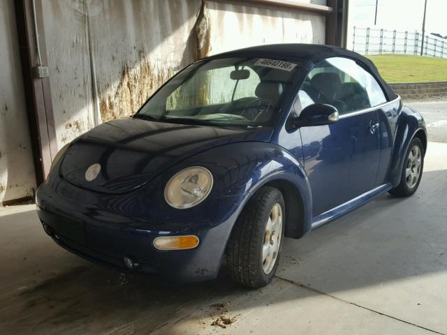 3VWCK21Y33M301867 - 2003 VOLKSWAGEN NEW BEETLE 蓝色 照片 2