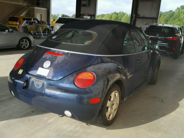 3VWCK21Y33M301867 - 2003 VOLKSWAGEN NEW BEETLE 蓝色 照片 4
