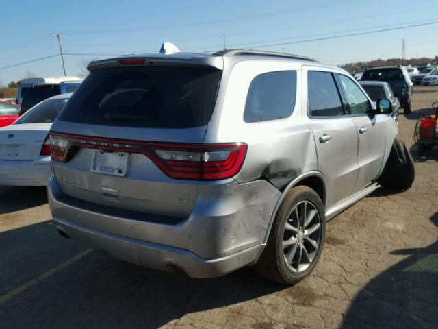 1C4RDJDG5HC789538 - 2017 DODGE DURANGO GT SILVER photo 4