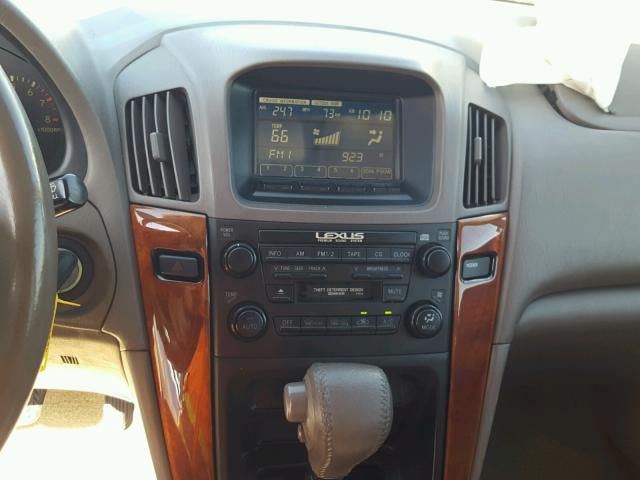 JT6GF10U7Y0054968 - 2000 LEXUS RX 300 WHITE photo 9