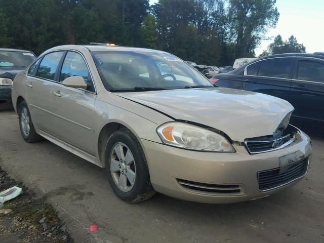 2G1WT57K691326207 - 2009 CHEVROLET IMPALA 1LT BEIGE photo 1