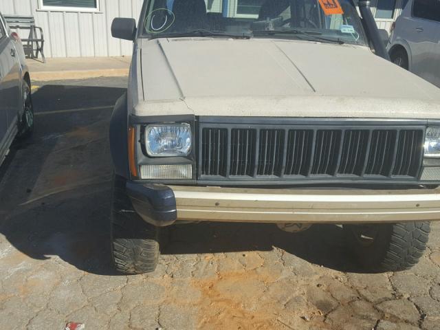 1J4FJ68S6TL312899 - 1996 JEEP CHEROKEE S BEIGE photo 9