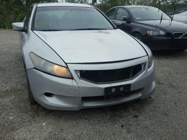 1HGCS12398A013437 - 2008 HONDA ACCORD LX- SILVER photo 9