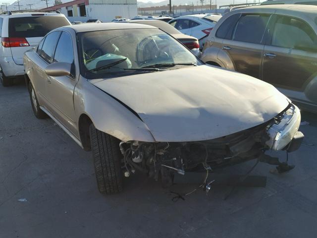 1G3NL52E62C185806 - 2002 OLDSMOBILE ALERO GL GOLD photo 1