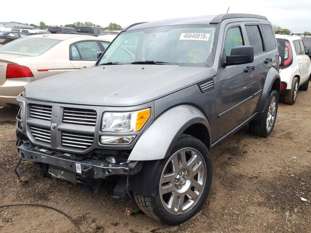 1D4PU4GK6BW602471 - 2011 DODGE NITRO HEAT GRAY photo 2