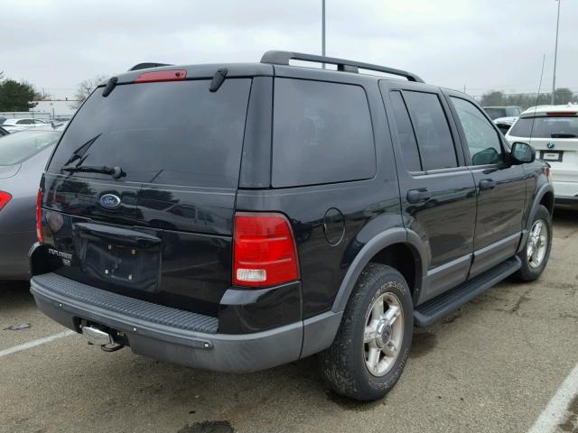 1FMZU73KX3UB43774 - 2003 FORD EXPLORER X BLACK photo 4