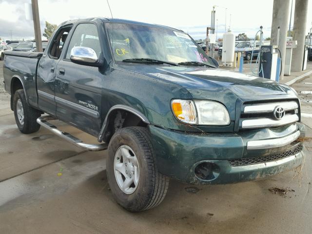 5TBRT34134S449610 - 2004 TOYOTA TUNDRA ACC GREEN photo 1