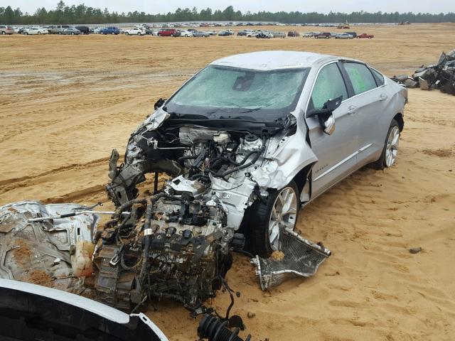 2G1145S34G9136928 - 2016 CHEVROLET IMPALA LTZ SILVER photo 2