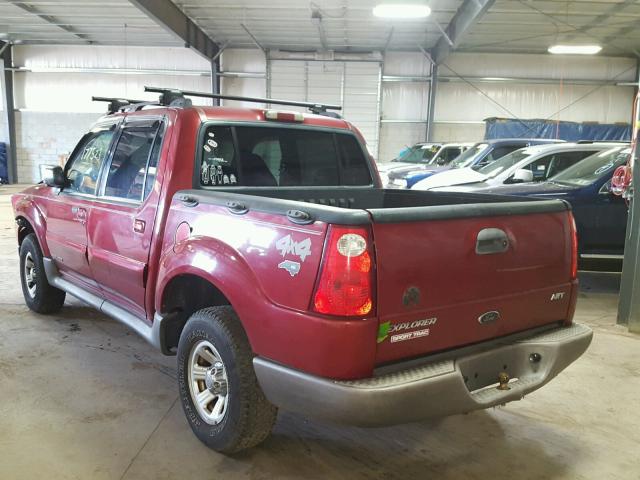 1FMZU77E91UA50178 - 2001 FORD EXPLORER S RED photo 3