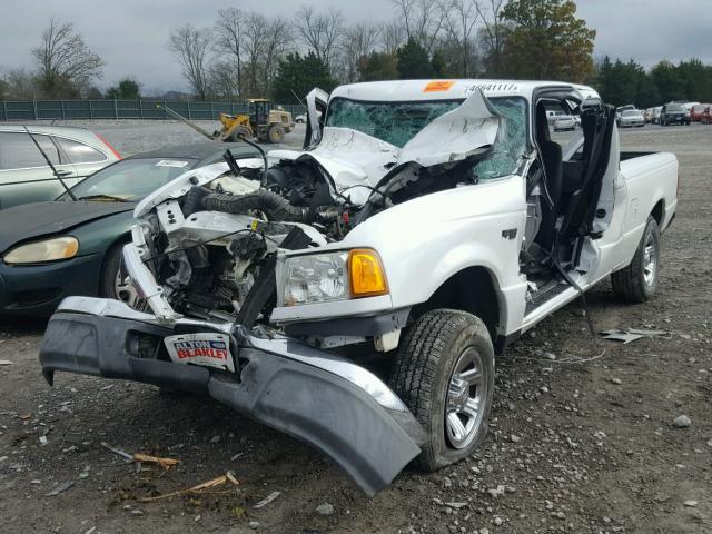 1FTYR14U24PB21587 - 2004 FORD RANGER SUP WHITE photo 2