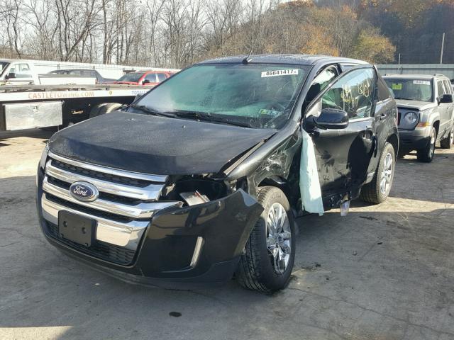 2FMDK4KC9EBA26768 - 2014 FORD EDGE LIMIT BLACK photo 2