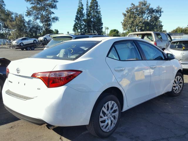 5YFBURHE6HP724990 - 2017 TOYOTA COROLLA L WHITE photo 4