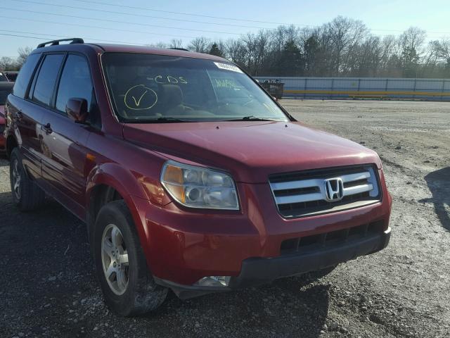 5FNYF18446B023239 - 2006 HONDA PILOT MAROON photo 1