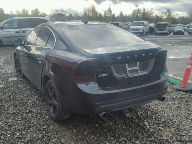 YV1622FS9C2041173 - 2012 VOLVO S60 T5 BLACK photo 3