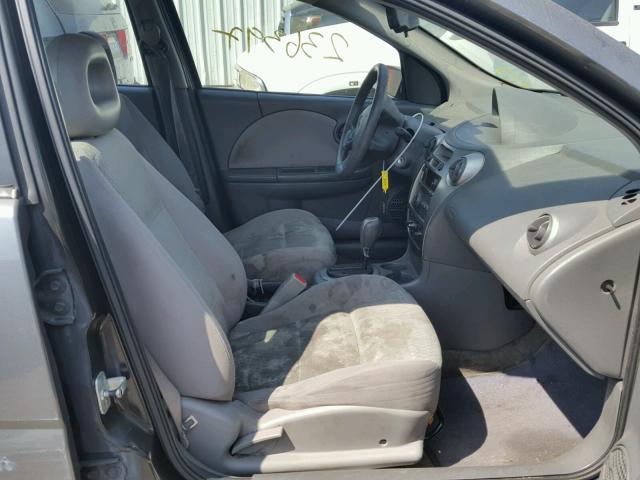 1G8AJ55FX6Z100388 - 2006 SATURN ION LEVEL GRAY photo 5