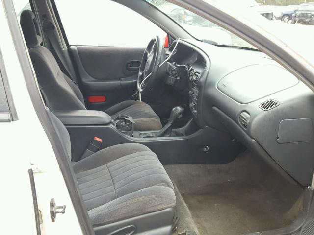 1G2WP52K81F188092 - 2001 PONTIAC GRAND PRIX WHITE photo 5