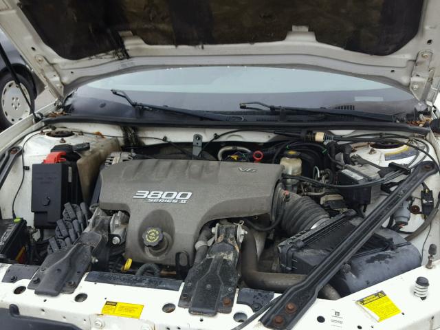 1G2WP52K81F188092 - 2001 PONTIAC GRAND PRIX WHITE photo 7